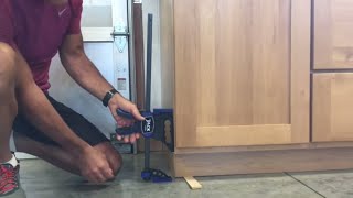 Making a cabinet installation jack 