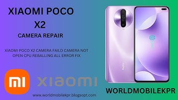 Xiaomi poco x2 camera repair camera error fix cpu reballing