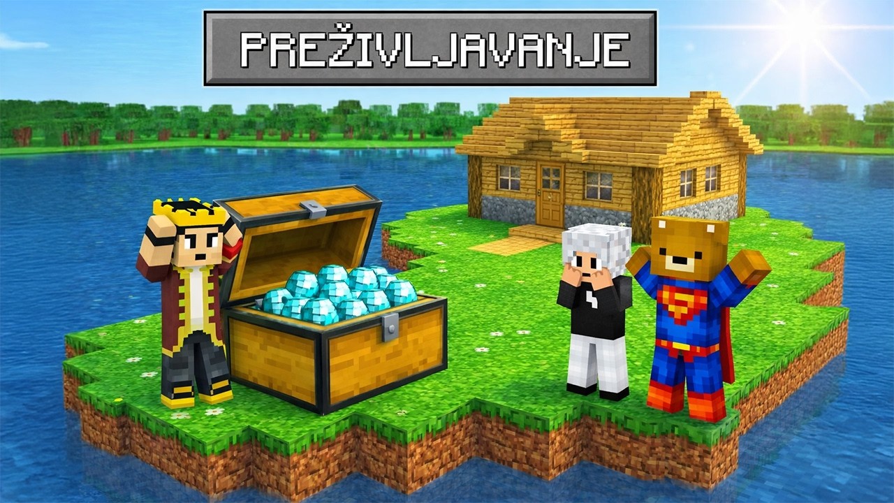 NAŠLI SMO PREVIŠE DIJAMANATA SA GOSTOM U MINECRAFT PREŽIVLJAVANJU! ep.3