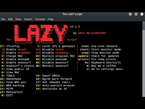 How to Install Lazy Script on Kali Linux | Always Appear