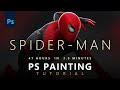 How To Paint SPIDER-MAN in Photoshop | Photoshop Digital Painting Tutorial | 2021.12.23 | 野孩子涂鸦