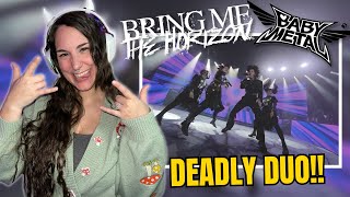 DEADLY DUO!! | Bring Me The Horizon - 'Kingslayer' ft. BABYMETAL (Live In Tokyo) REACTION!