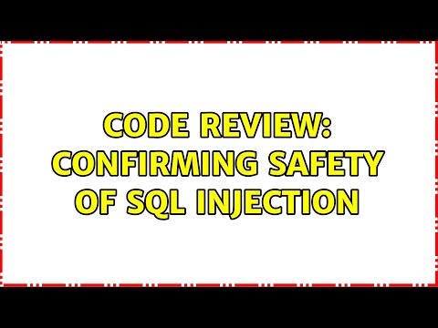 Code Review: Confirming