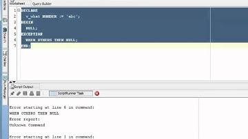 Oracle PL/SQL Tutorial -  What Are Exceptions