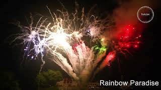 Rainbow Paradise Compound Firework From Evolution Fireworks - 60 shot - 30mm - 1.3G