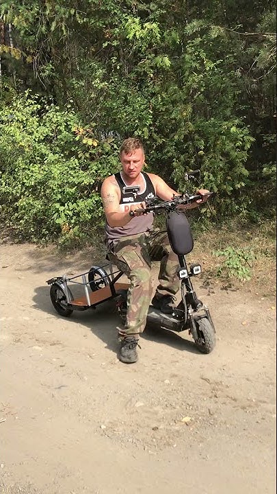 Прицеп для электросамоката Kugoo m4 pro своими руками - YouTube