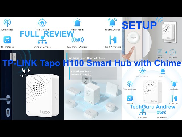 Tapo Smart Hub with Chime Tapo H100, Unboxing setup and review