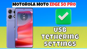 MOTOROLA MOTO EDGE 50 PRO USB Tethering || USB tethering settings || How to use USB tethering
