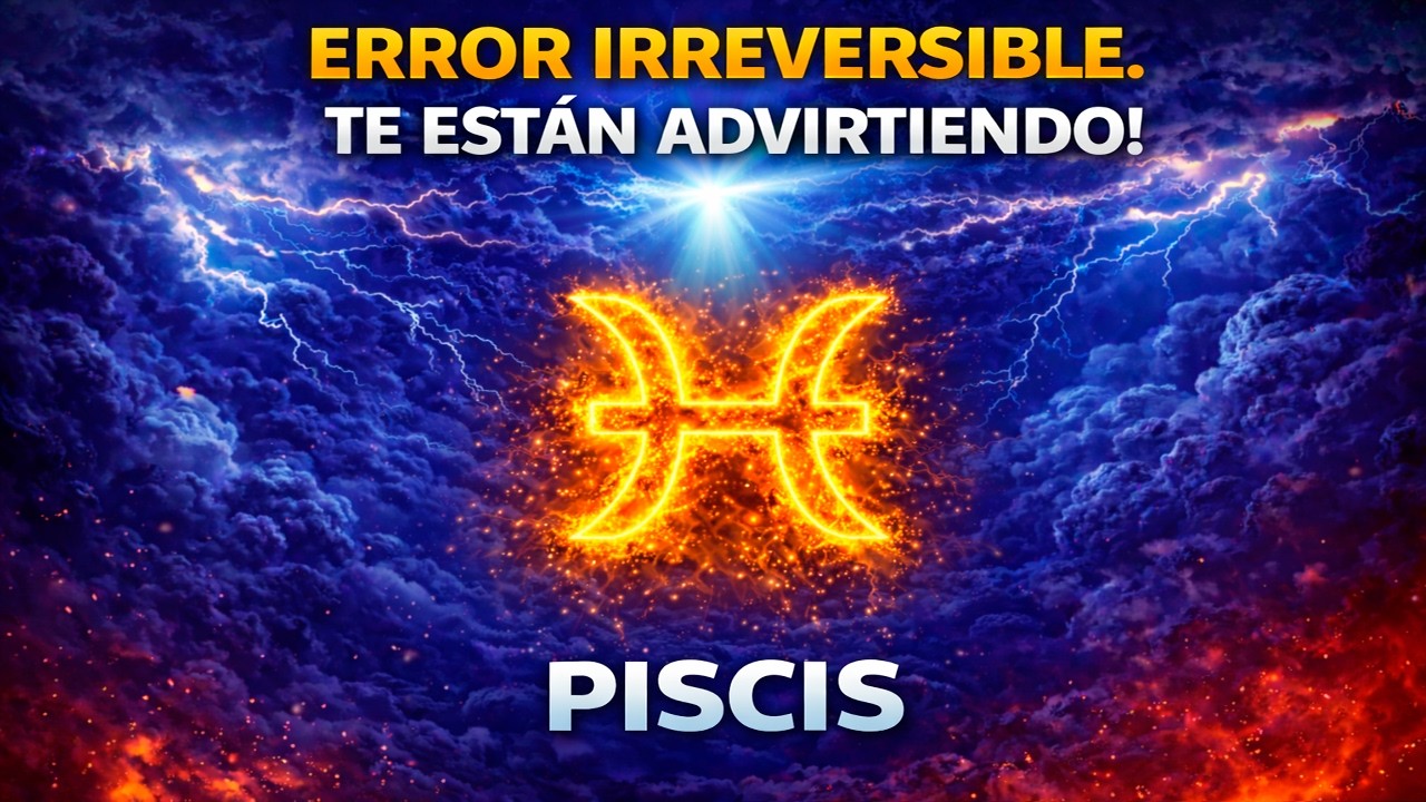PISCIS🚨🕊️ UN SER QUERIDO DESDE EL CIELO TE ADVIERTE… ESTÁS A SEGUNDOS DE UN ERROR IRREVERSIBLE⏳