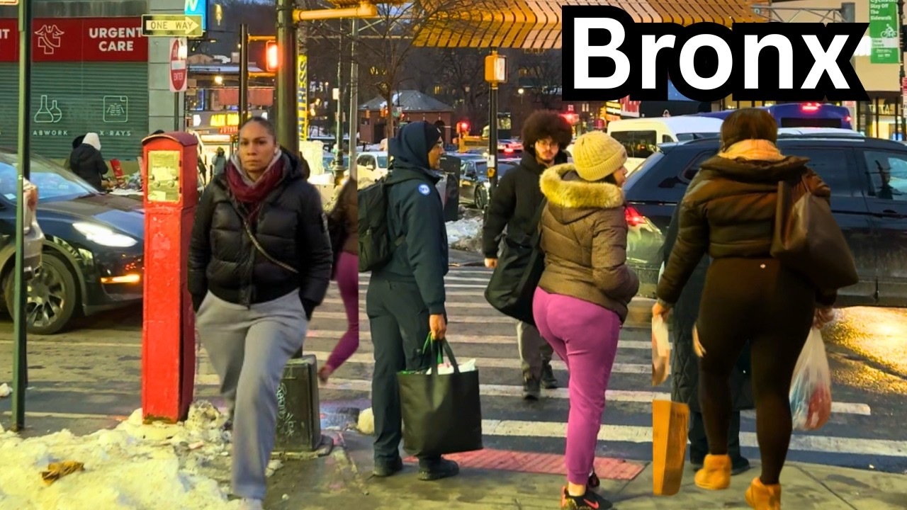 The Bronx 🇺🇸: Fordham Road NYC Walk | Golden Hour Glow (4K)