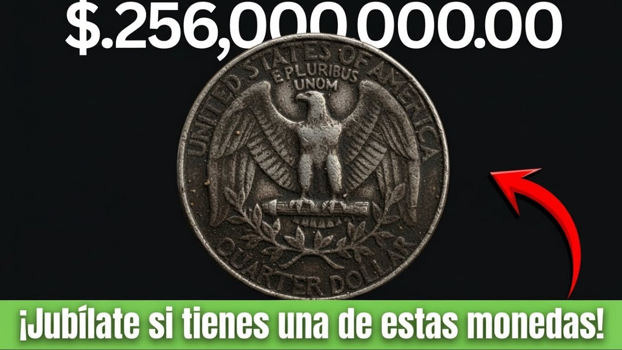 ¡Jubílate si tienes una de estas monedas de 25 centavos que valen un millón de dólares! #monedas