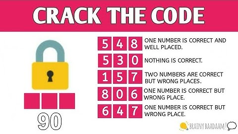 Only A Genius Can Crack This Code In 90 Seconds