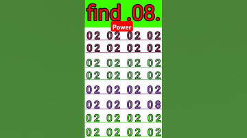 Find ❌odd numbers 🧐 08 ?? #shorts #ytshorts #riddles #puzzle #iqtest #maths