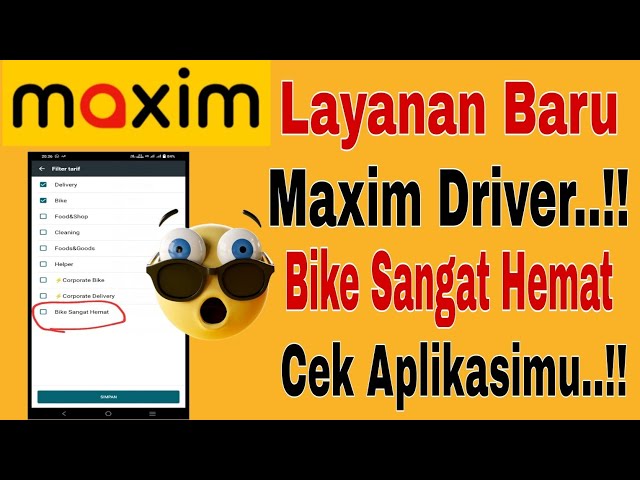 Layanan Baru Maxim Driver..!! Bike Sangat Hemat ~ Cek Aplikasimu..!! Maxim Ojek Online class=