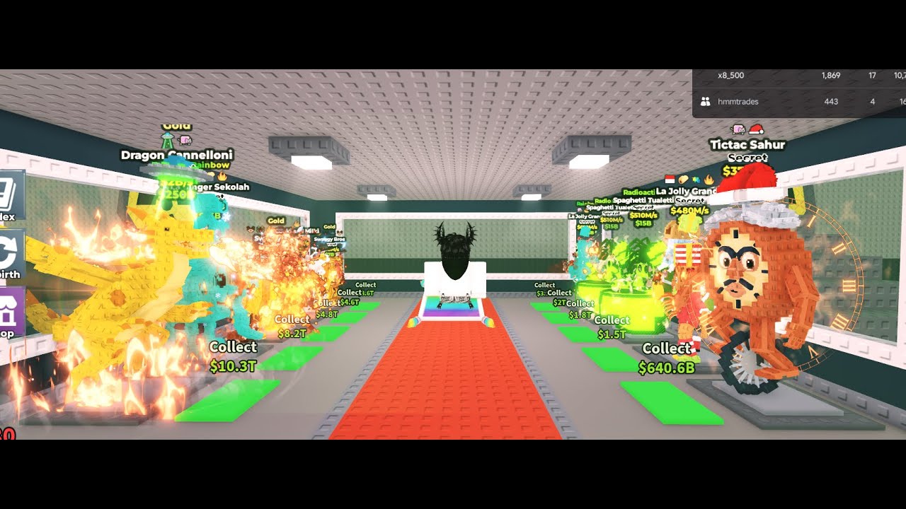 Trading and pvping in steal a brainrot (LIVE)