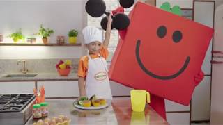 Cooking with the Mr. Men - Mr. Strong savoury cheese muffins recipe by Mr. Men Little Miss Official 37,763 views 5 years ago 58 seconds