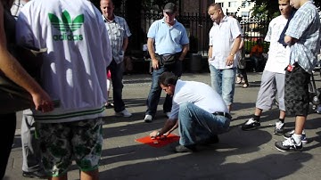 Three shell game in Copenhagen