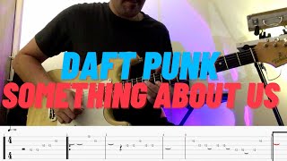 Daft Punk - Something about us Guitar solo cover with TABS (link to backing track)
