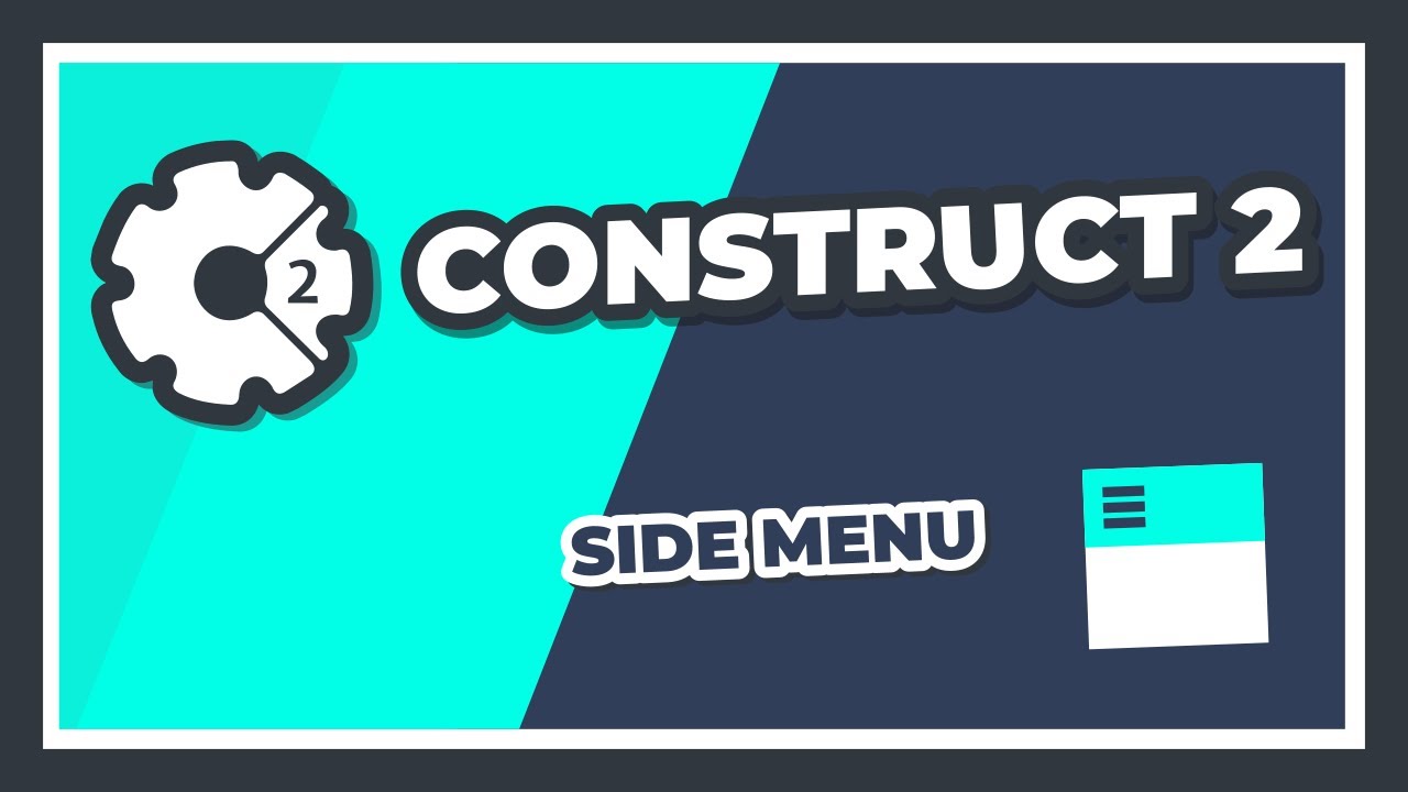 Construct 2 - Side Menu - YouTube