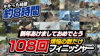 【神回】煩悩の数だけフィニッシャーを入れる耐久で地獄を見ました【Apex Legends】