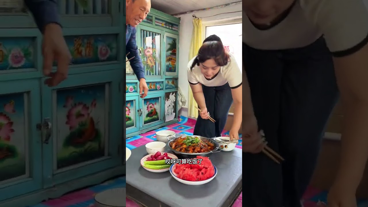 看看俺老婆婆做的干锅鸡翅虾来点大米饭太哇塞了！#记录我的农村生活 #乡村美食