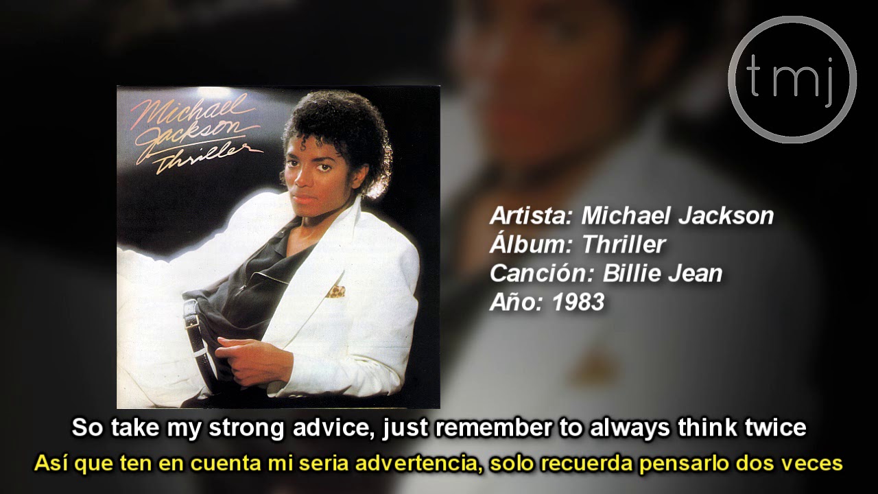 Letra Traducida Billie Jean de Michael Jackson YouTube Letra Traducida Billie Jean de Michael Jackson YouTube