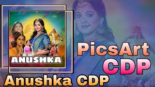 PicsArt CDP Design In mobile || Anushka shetty CDP design in mobile screenshot 5