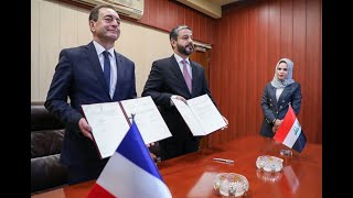 العراق وفرنسا يوقعان اتفاقية للتعاون العلمي والثقافي والبحثي بين مؤسسات التعليم العالي والبحث العلمي