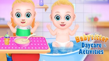 Babysitter daycare Activities- Baby Activities Animation And Game Play, NewBorn baby Care