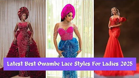 Latest Best Owambe Lace Styles Compilation for Ladies #fashion #viral #owambe