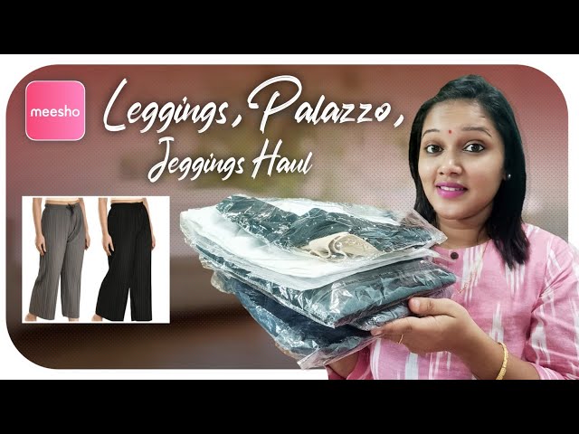 Meesho leggings haul review! ankle length leggings combo pack