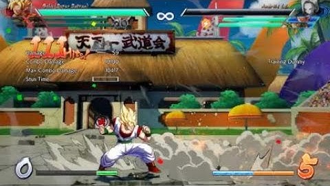 DBFZ - Bardock corner 2M TOD combo (1 bar start Bardock 18 SSJ Goku)