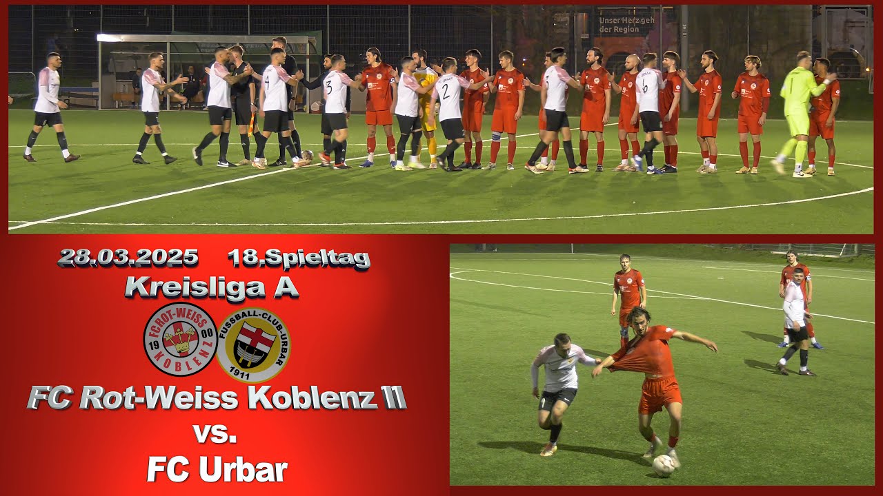 Kreisliga A: FC Rot-Weiss Koblenz II vs. FC Urbar