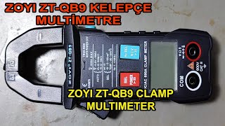 Zoyi Zt Qb9 Clamp Multimeter Zoyi Zt Qb9 Kelepçe Multi̇metre