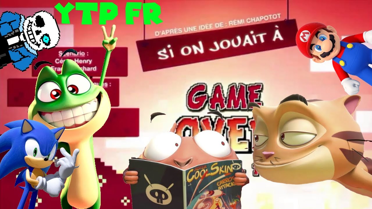 YTP FR Kaeloo Et si on jouait à GAME OVER YEAH!