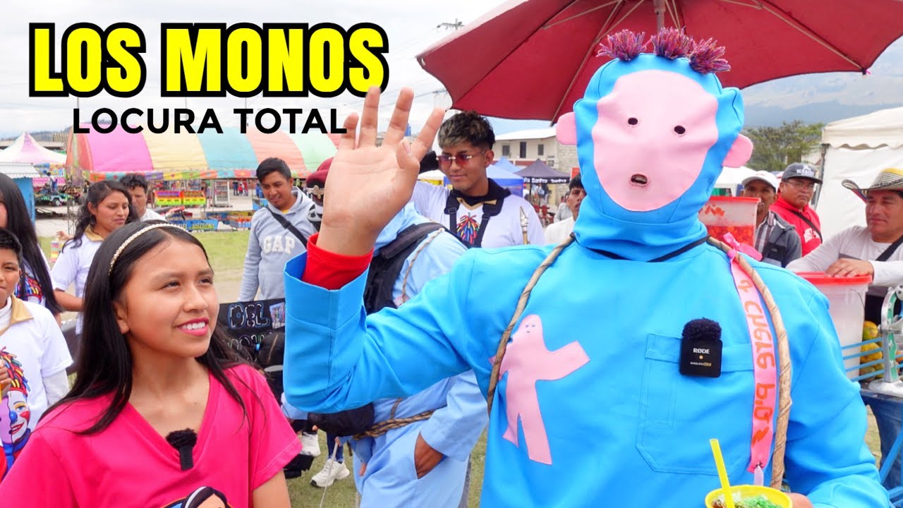 ¡Los MONOS más LOCOS del Ecuador! – Tradición, baile y pura diversión