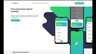 2025 Frontend mentor Digital bank landing page solution using web components