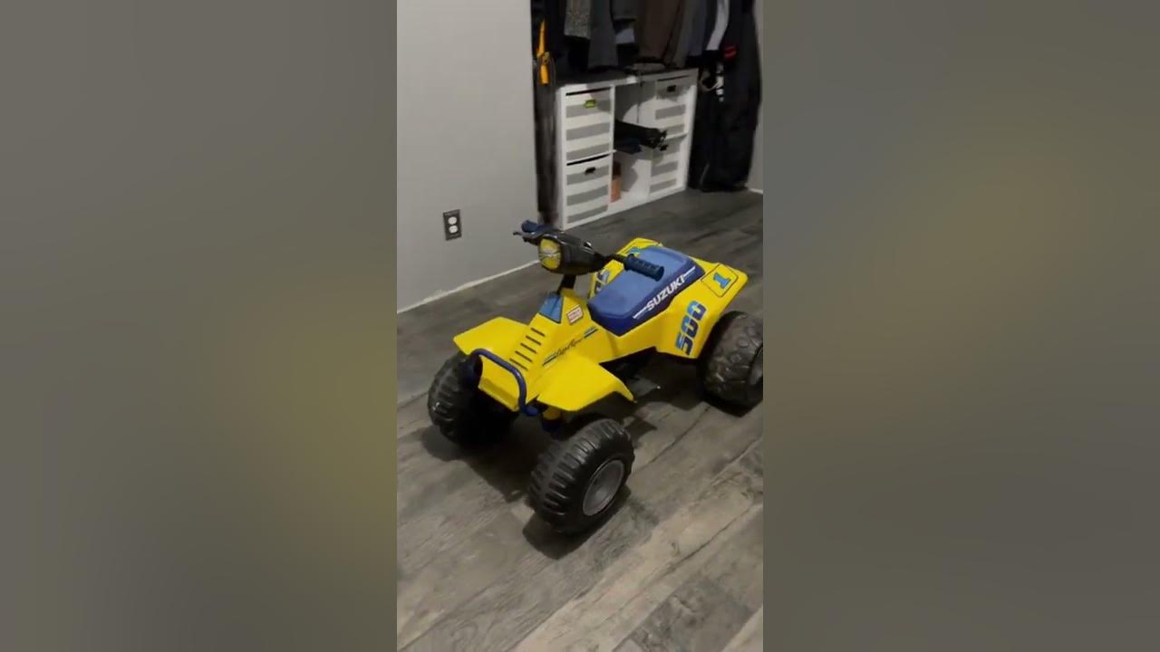 Suzuki Quadzilla 500cc power wheels 12v classic YouTube