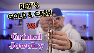 REY'S GOLD AND CASH VS GRIMAL JEWELRY MIAMI CUBAN LINK// WHICH ONE WOULD YOU CHOOSE?