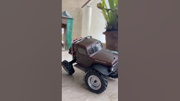 Fms fcx24 power wagon gets a patina effect paint job DIY #fms #rcrockcrawler #fcx24