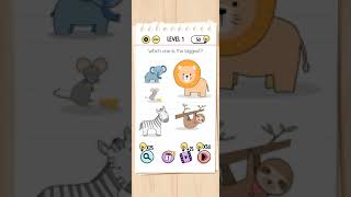 Famous Brain Test Level 1 Walkthrough Solution #shorts #braintest Net Worth