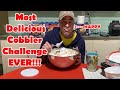 Giant Cobbler and Ice Cream Challenge