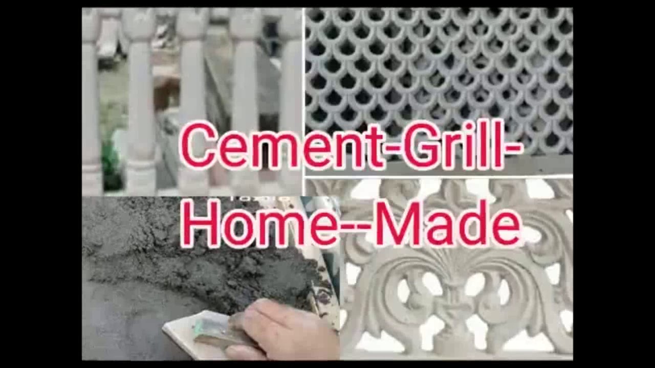 5 Minute craft.Cement Grill making At Home.Master Nabeel - YouTube