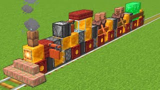 How To Build A Working Train In Minecraft 1.20? Redstone Tutorial