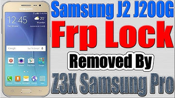 Samsung J2 Frp Lock Removed By Z3X