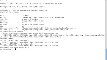 OTM 6.4.2 Installation Guide (Oracle Linux 6.3) - Part 10 - Start Shutdown Database and Listener