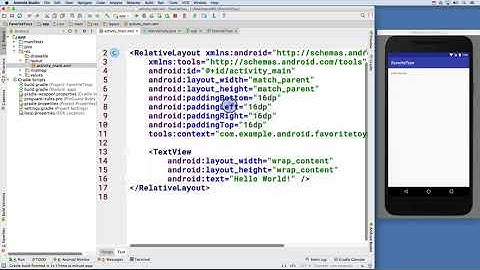 Visual Layout Editor Exercise in Android Studio