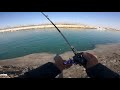 Fishing for snakehead fish in a lake in Xinjiang.