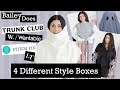 Bailey Does.. 4 Different Style Boxes. Stitch Fix, Wantable, Le Tote, Trunk Club | Bailey Sarian