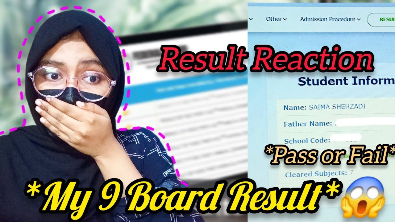 Live Reaction On My 9 Class Board Result 2024😱| Emotional Moment🥹🎀| Pass Or Fail?